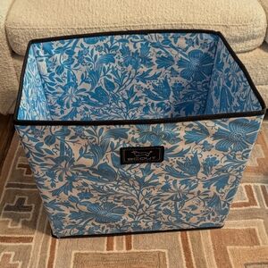 Scout Hang Ten Collapsible Bin Blue Floral